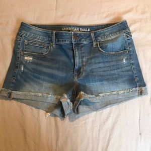 American Eagle Super Stretch Denim Shorts Size 12
